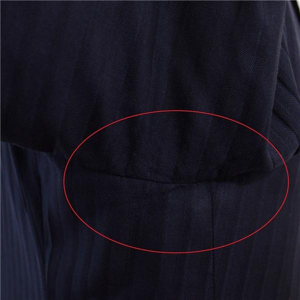 アダムスジャグラー ダンヒル 2つボタン シングルスーツ L AB6 ダークネイビー ストライプ  adamsJUGGLER dunhill 夏物 春夏 6XE092 | dunhill | 06