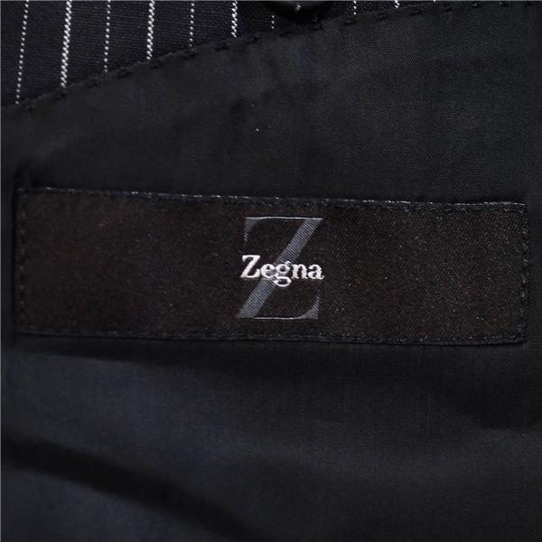 エルメネジルドゼニア 2つボタン シングルスーツ S YA4 ブラック ストライプ ノータック 開き見せ 298JGD 夏物 春夏 薄手 6XE102 | ZEGNA | 03