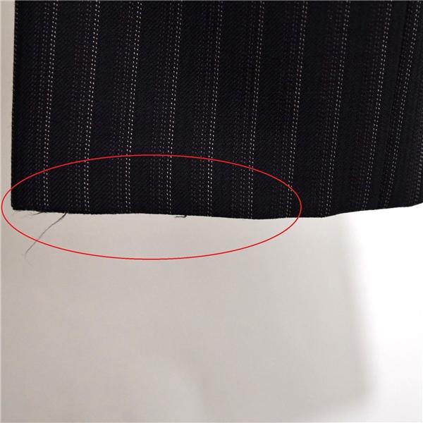 エルメネジルドゼニア 2つボタン シングルスーツ S YA4 ブラック ストライプ ノータック 開き見せ 288CGD 合物 春秋 6XE103 | ZEGNA | 06