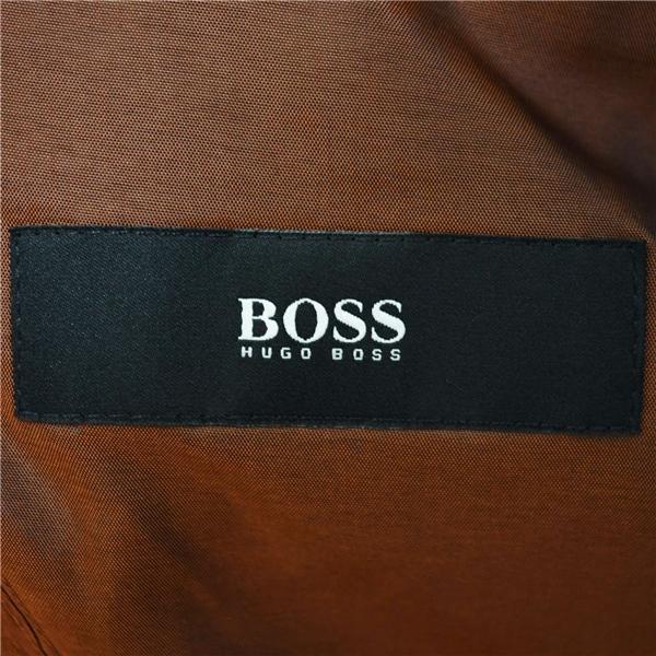HUGO BOSS 100's生地 2つボタン シングルスーツ L A7 ブラック ストライプ ノータック  ヒューゴボス 50157985-001 夏物 春夏 6XE118 | HUGO BOSS | 03