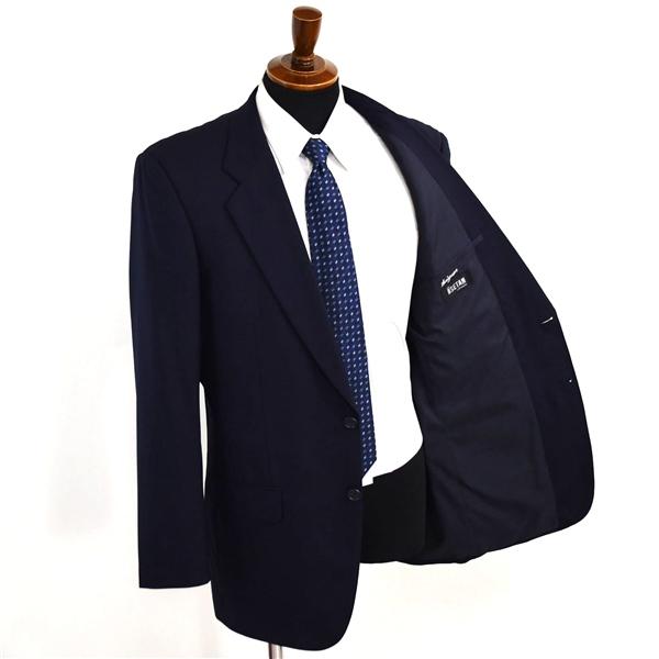 ISETAN by ダーバン 2つボタン シングルスーツ L YA8 ダークネイビー ノータック 袖口3つ釦 開き見せ T412011-39 夏物 春夏 6XE134 | D'URBAN | 01