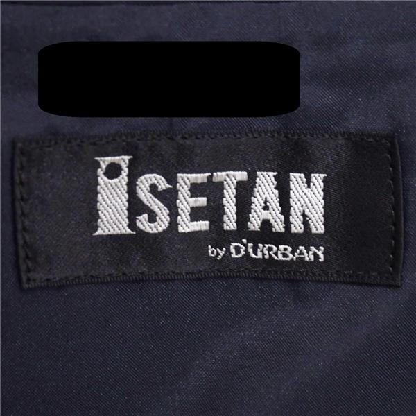 ISETAN by ダーバン 2つボタン シングルスーツ L YA8 ダークネイビー ノータック 袖口3つ釦 開き見せ T412011-39 夏物 春夏 6XE134 | D'URBAN | 03