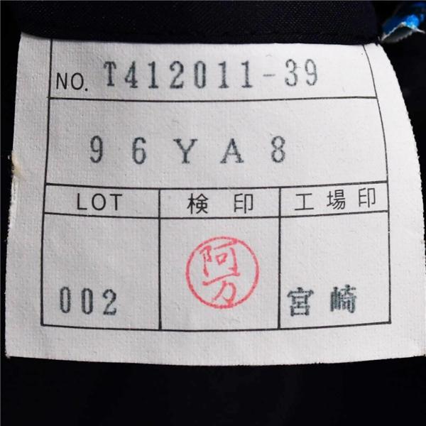 ISETAN by ダーバン 2つボタン シングルスーツ L YA8 ダークネイビー ノータック 袖口3つ釦 開き見せ T412011-39 夏物 春夏 6XE134 | D'URBAN | 04