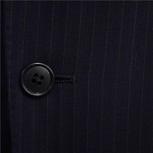 アローズ green label relaxing 2つボタン シングルスーツ M Y6 ダークネイビー ストライプ ノータック 3121-111-1133 夏物 春夏 6XE156 | green label relaxing | 02