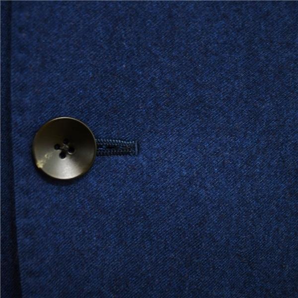 美品 ジョンピアース 伊製 カノニコ 110's生地 2つボタン シングルスーツ S A4 ネイビー ノータック 開き見せ 379354KO-1 合物 春秋 6XE163 | ブランド登録なし | 02