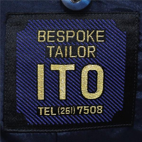 BESPOKE TAILOR ITO 英国製 ドーメル生地 2つボタン シングルスーツ S A3 ダークネイビー ツータック 262100 夏物 春夏 6XE172 | ブランド登録なし | 04