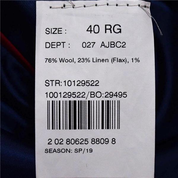 ブルックスブラザーズ RedFleece 伊製生地 2つボタン シングルスーツ L A7 ダークネイビー ノータック 10129522 合物 春秋 6XF001 | BROOKS BROTHERS | 07