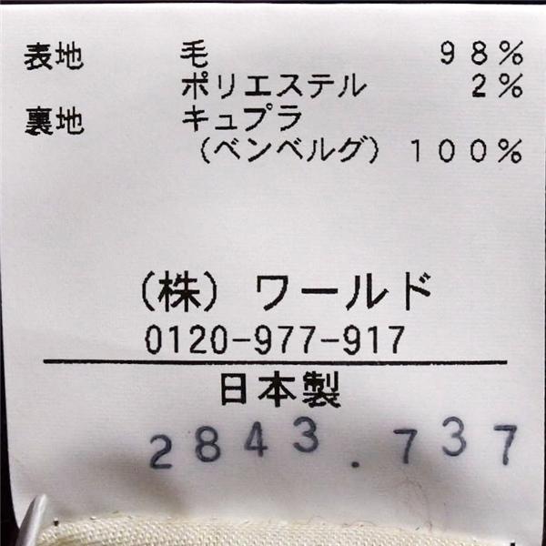 タケオキクチ 2つボタン シングルスーツ L A7 ダークグレー ストライプ ツータック 袖口4つ釦 開き見せ AD070-65005JH 合物 春秋 6XF051 | TAKEO KIKUCHI | 06