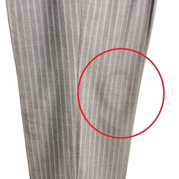 エルメネジルドゼニア 伊製 ゼニア シルク混 2つボタンシングル スーツ A8 XL ダークグレー ストライプ ワンタック 春夏 2512RG 6XF131 | ZEGNA | 08