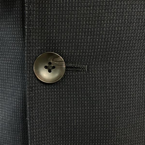 P.S.FA 3ピース 2つボタンシングル スーツ AB5 M ダークネイビー 千鳥格子 ノータック 春秋対応 開き見せ PC832932W 6XF141 | Perfect Suit FActory | 02