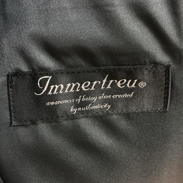 新品同様 未使用品 IMMERTREU 2つボタンシングル スーツ AB5 M ダークグレー チェック ツータック 春夏対応 開き見せ 771178A25 6XG001 | ブランド登録なし | 03