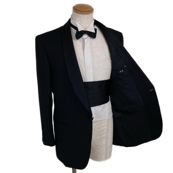 pierre cardin PARIS 拝みボタン タキシード BB5 L ブラック 無地 ノータック 春秋対応 開き見せ PC89F141A 6XG036 | pierre cardin | 01
