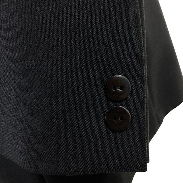 pierre cardin PARIS 拝みボタン タキシード BB5 L ブラック 無地 ノータック 春秋対応 開き見せ PC89F141A 6XG036 | pierre cardin | 08