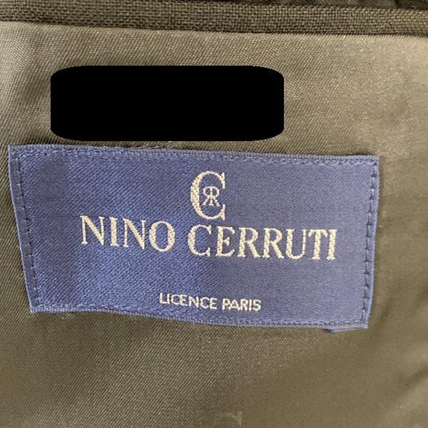 NINO CERRUTI 1つボタンシングル タキシード Y4 S ブラック 無地 ツータック 春秋対応 開き見せ PM7-FXDR-HM-3-0025 6XG042 | ブランド登録なし | 04