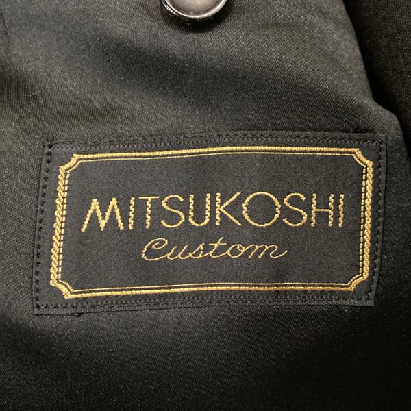 MITSUKOSHI 3ピース 拝みボタン タキシード AB5 M ブラック 無地 ワンタック 春秋対応 開き見せ 6XG043 | ブランド登録なし | 05