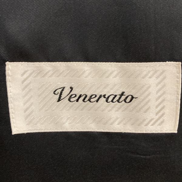 Venerato 拝みボタン タキシード YA5 M ブラック 無地 ツータック 春秋対応 開き見せ 240100 6XG044 | ブランド登録なし | 04