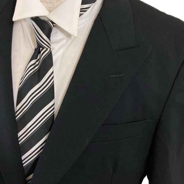 NIKKE FORMAL WEAR 拝みボタン モーニングコート BE4 L ブラック 無地 春秋冬対応 開き見せ C-OS396 6XG057 | ブランド登録なし | 03