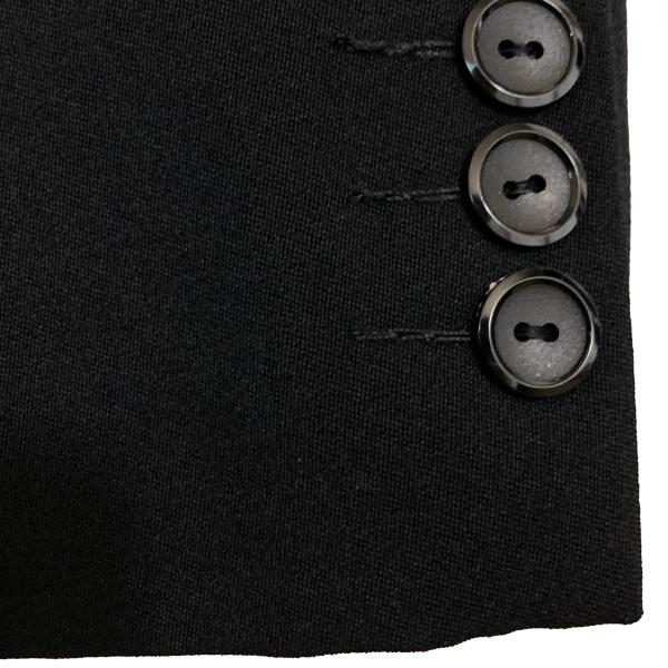 NIKKE FORMAL WEAR 白襟3ピース 拝みボタン モーニングコート A4 S ブラック 無地 ワンタック 春秋冬対応 開き見せ C-OS396 6XG062 | ブランド登録なし | 08