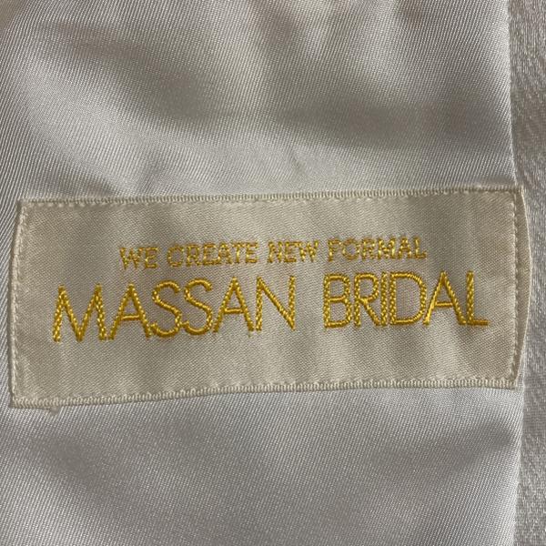 MASSAN BRIDAL 3ピース 6つボタンダブルブレスト テールコート タキシード A8 XL ホワイト 無地 ノータック 春秋冬対応 6XG068 | ブランド登録なし | 03