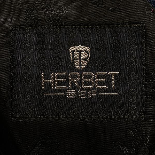 HERBET 1つボタンシングル タキシード Y5 M ダークネイビー 無地 ノータック 春秋対応 開き見せ 208-E145 6XG071 | ブランド登録なし | 03