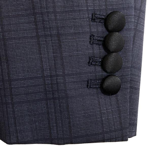 Avica uomo 1つボタンシングル タキシード YA6 M ダークネイビー チェック ノータック 春秋対応 本切羽 AU-60￥AU-62 6XG072 | ブランド登録なし | 09