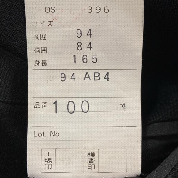 NIKKE FORMAL WEAR 白襟3ピース 拝みボタン モーニングコート AB4 M ブラック 無地 ワンタック 春秋冬対応 開き見せ 100 6XG078 | ブランド登録なし | 06