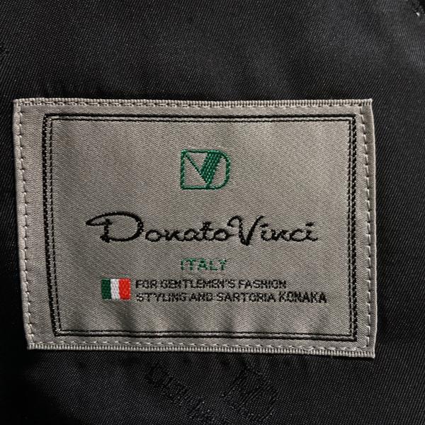 Donato Vinci シルク カシミヤ混 3ピース 2つボタンシングル フォーマル ブラックスーツ A4 S ブラック ワンタック 春秋 DV2006 6XG106 | ブランド登録なし | 04