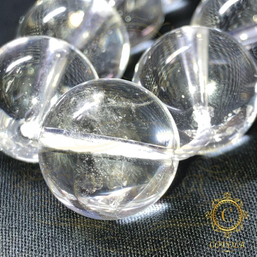 水晶 10粒売 14mm 最高品質 6A パワーストーン クオーツ 数珠 ビーズ 天然石 天然石のビーズ アクセサリーパーツ ...