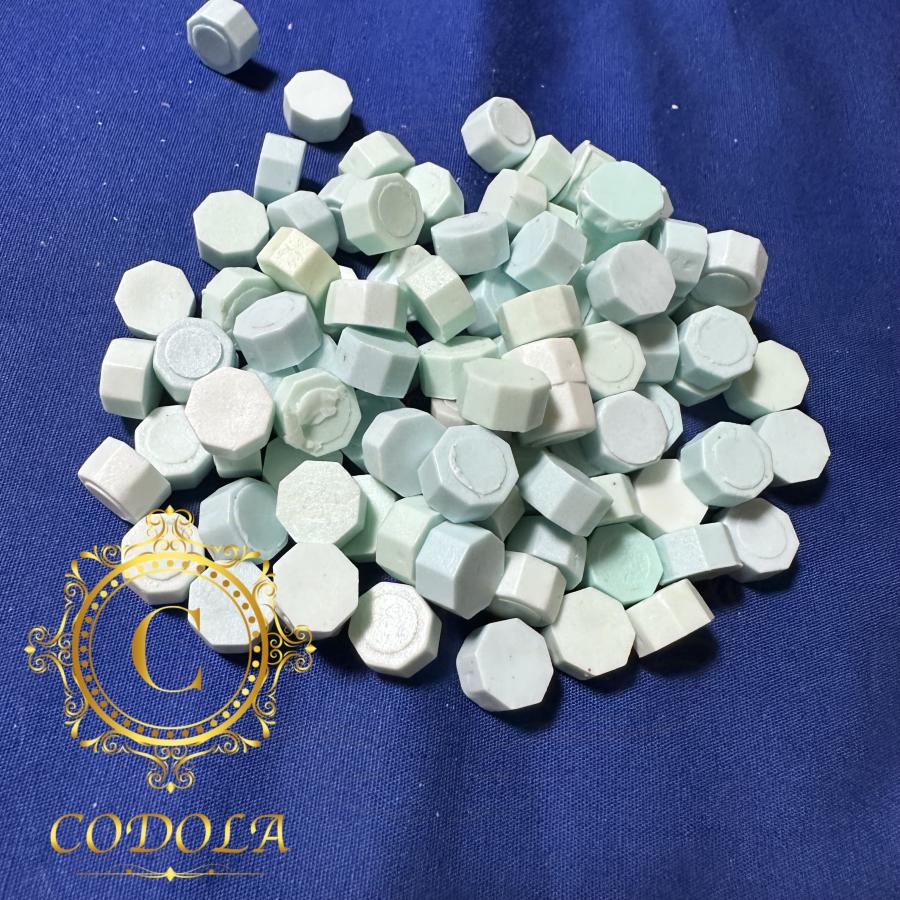 シーリングワックス 封蝋 エアリーブルー 10g ワックスピル 小口 少量売 シーリング ワックススタンプ レターワックス : CODOLA ...