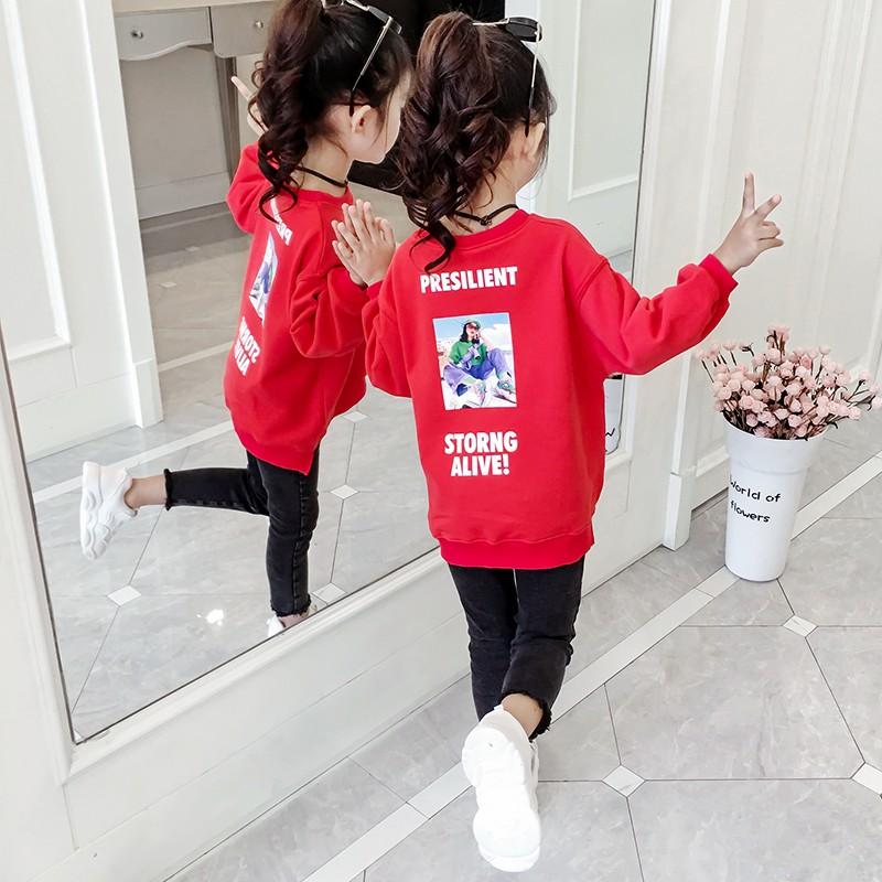 トレーナー スウェット 韓国系子供服 キッズ 女の子 21 秋 冬 ワイドシルエット 前後丈違い ガールズフォト リアル 112 こども服 Days 通販 Yahoo ショッピング