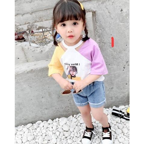 ｔシャツ 半袖 ホルターネック オフショルダー 韓国系子供服 キッズ 女の子 21 春 夏 オルチャン ガールズフォト カラフル q こども服 Days 通販 Yahoo ショッピング