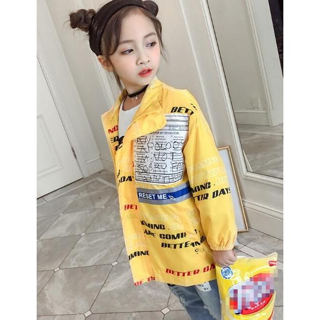 ジャケット ブルゾン ライトアウター シャカシャカジャンパー 英字ロゴ総柄 韓国系子供服 キッズ 女の子 男の子 秋 冬 薄手 V こども服 Days 通販 Yahoo ショッピング