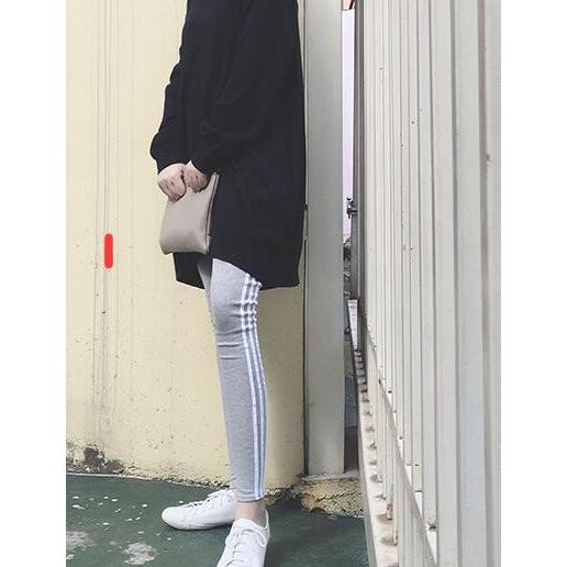 レディース レギンス ライン スポーティー スポーツｍｉｘ スキニー スリム レギパン 21 春 夏 韓国系ファッション V5924 こども服 Days 通販 Yahoo ショッピング