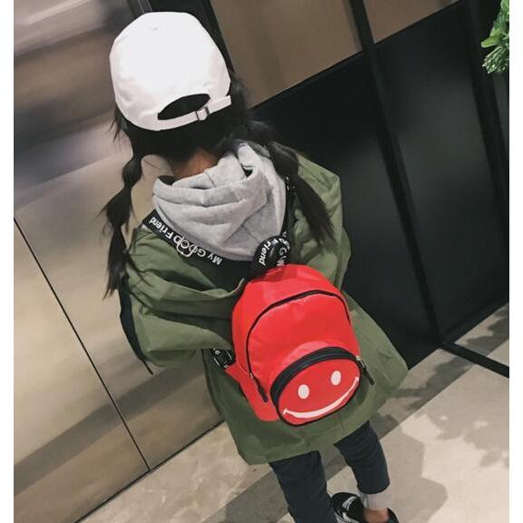 リュックサック キャラクター ニコちゃん スマイリー レターロゴ 韓国系子供服 キッズ 女の子 男の子 W こども服 Days 通販 Yahoo ショッピング