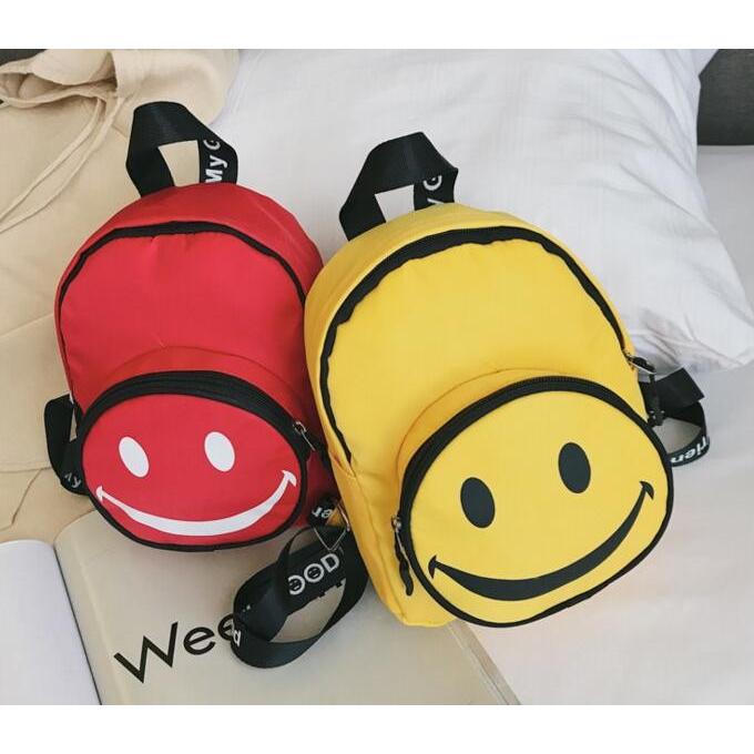 リュックサック キャラクター ニコちゃん スマイリー レターロゴ 韓国系子供服 キッズ 女の子 男の子 W こども服 Days 通販 Yahoo ショッピング