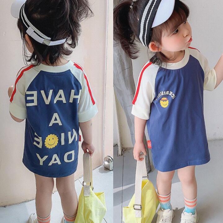 ｔシャツ サイドライン ニコちゃん スマイリー 韓国系子供服 キッズ 女の子 21 春 夏 レトロスポーティー オールドスクール W こども服 Days 通販 Yahoo ショッピング