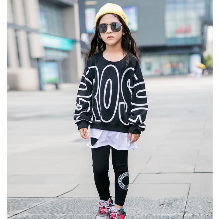 トレーナー レギンス ２点セット フェイクレイヤード クラッシュ