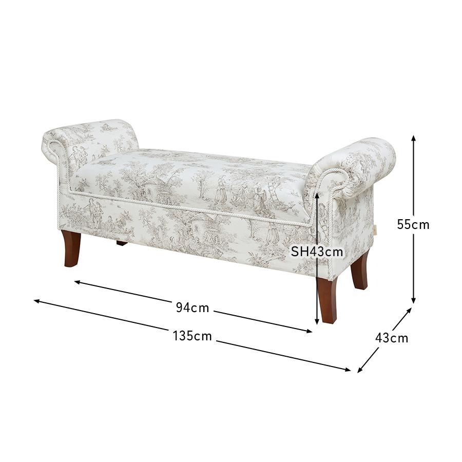 スツール ベンチ トワルドジュイ ジェニファーテイラー 33031RB-JY02 スツール ベンチ トワルドジュイ ジェニファーテイラー 33031RB-JY02