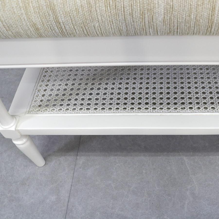 【美品】東海家具工業 フルールWH ベンチスツール ホワイトウォッシュ 東海家具工業 TOKAI KAGU/東海家具工業 FleurWH フルールWH ベンチ
