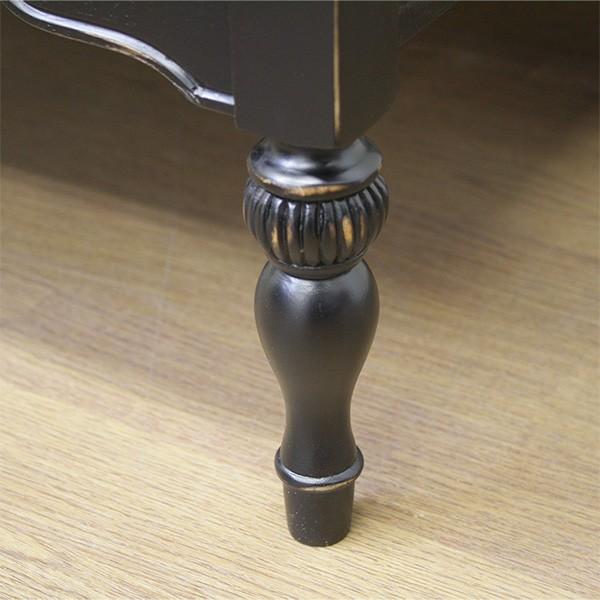 東海家具 TOKAIKAGU チェスト ノワール70-4 アンバーブラック 東海家具