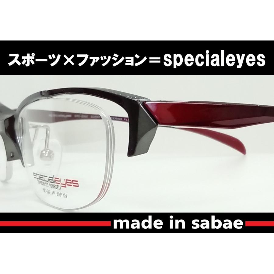 カラー4 グレー ワインレッド Made Japan In カラー4 グレー ワインレッド Made In 鯖江ブランド Specialeyes スペシャライズ メガネフレーム Spe 65