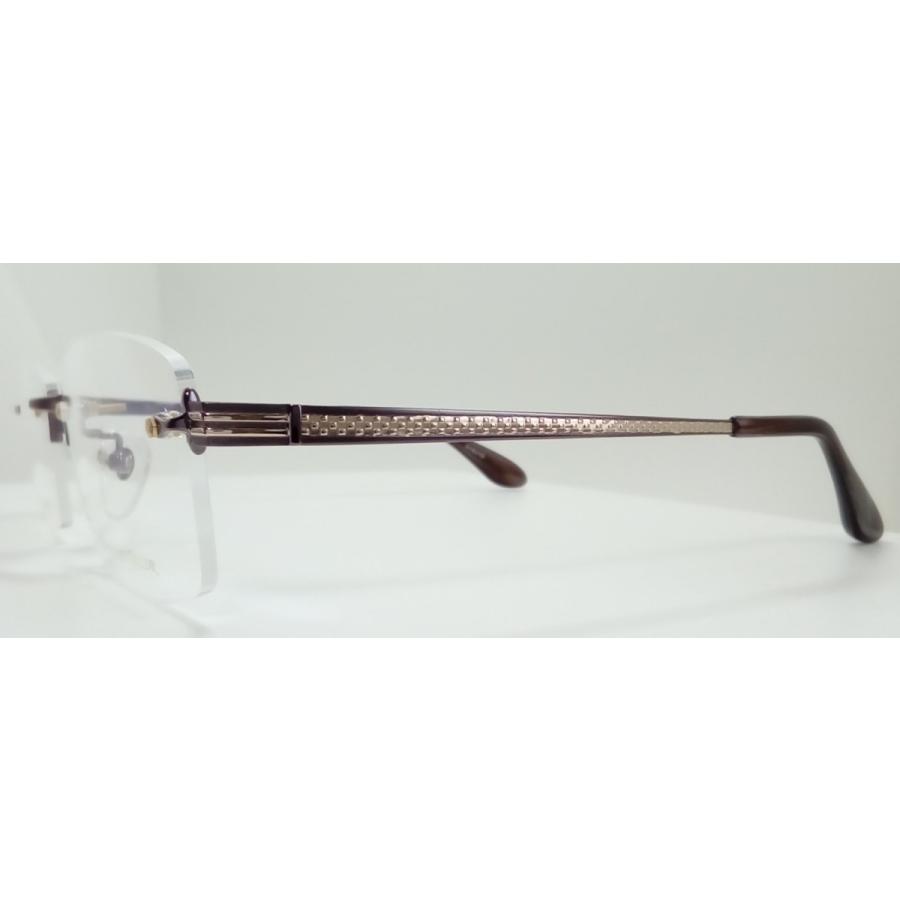 日本製　◆RAFFINETT TAILOR ラフィネットテーラー　◆紳士メガネフレーム　RT0315-2 (ブラウン/ゴールド) 出品者計測 TAILOR ブラウン/ゴールド