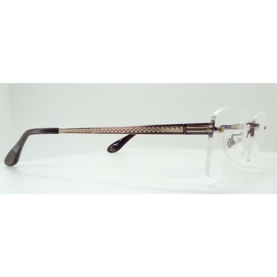 日本製　◆RAFFINETT TAILOR ラフィネットテーラー　◆紳士メガネフレーム　RT0315-2 (ブラウン/ゴールド) 出品者計測 TAILOR ブラウン/ゴールド