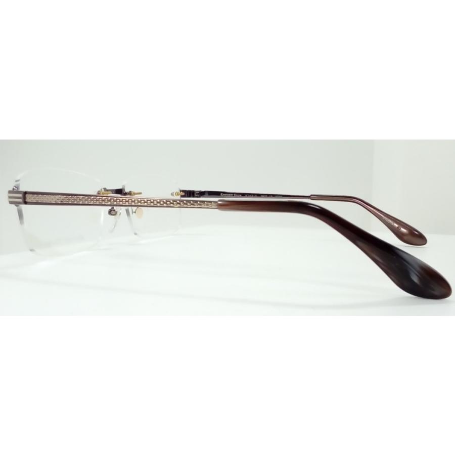 日本製　◆RAFFINETT TAILOR ラフィネットテーラー　◆紳士メガネフレーム　RT0315-2 (ブラウン/ゴールド) 出品者計測 TAILOR ブラウン/ゴールド