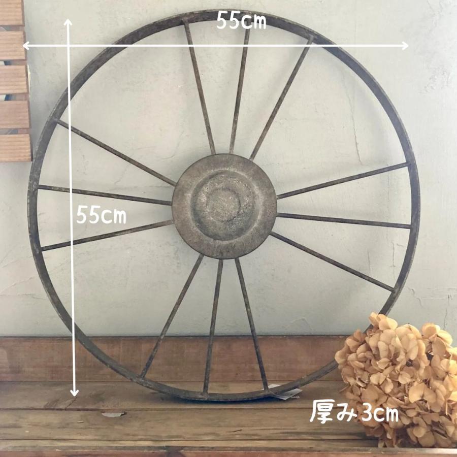 車輪 ガーデンウィール アイアン ホイール ガーデニング 雑貨 ガーデン オーナメント オブジェ 置物 おしゃれ 北欧 アンティーク 庭 ラダー 用品 飾り｜coeur-a-coeur-store｜10