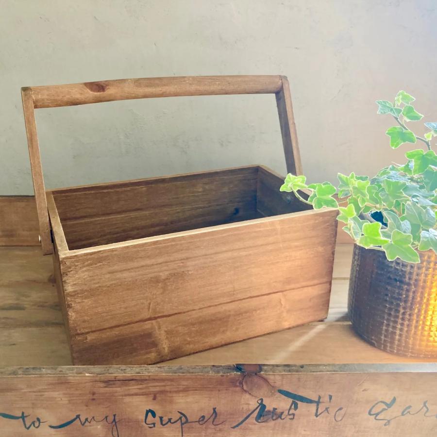 プランターカバー 鉢カバー おしゃれ 室内 室外 植木鉢 観葉植物 ガーデニング 雑貨 かご ボックス 木箱 ウッド 木製 収納 スパイスボックス