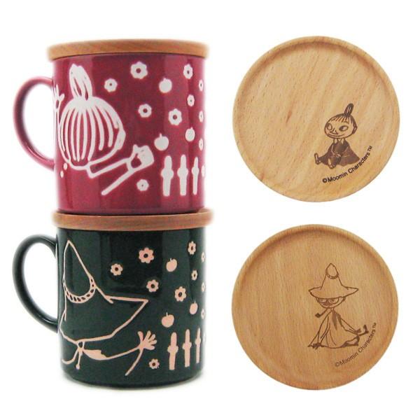 MOOMIN（ムーミン） ムーミングッズ 木製コースター付マグカップ