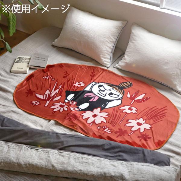 【未使用品2種セット】ムーミン＆リトルミィ　クッションブランケット　ナチュラル MOOMIN（ムーミン） グッズ クールブランケット ひんやり ブランケット