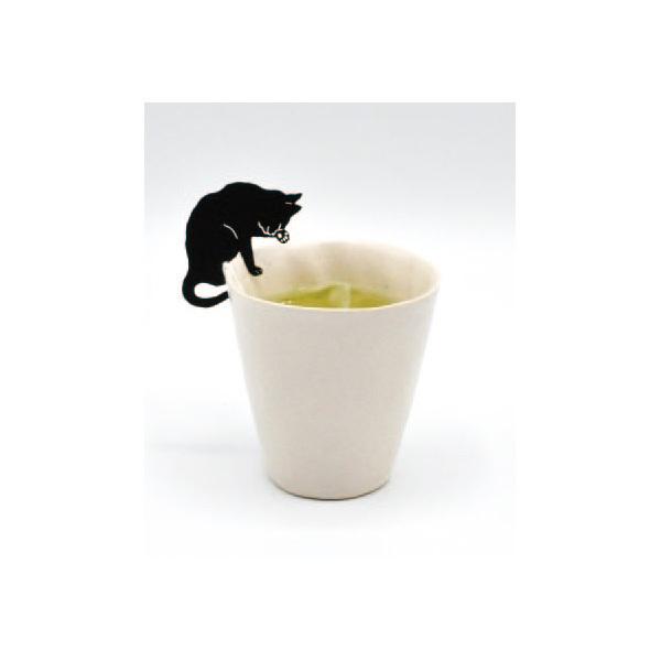 九谷焼 ネコ グッズ おしゃれ マグカップ（九谷焼） 猫 お茶（ねこ茶