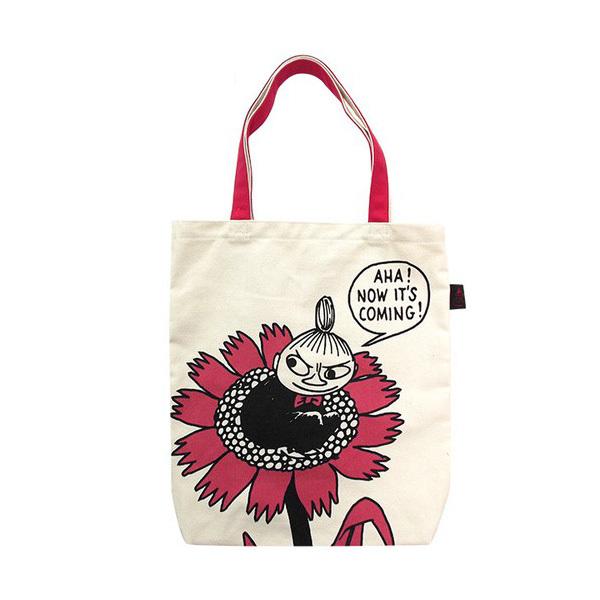 MOOMIN（ムーミン） グッズ トートバッグ リトルミイ 花の上 ポーチ
